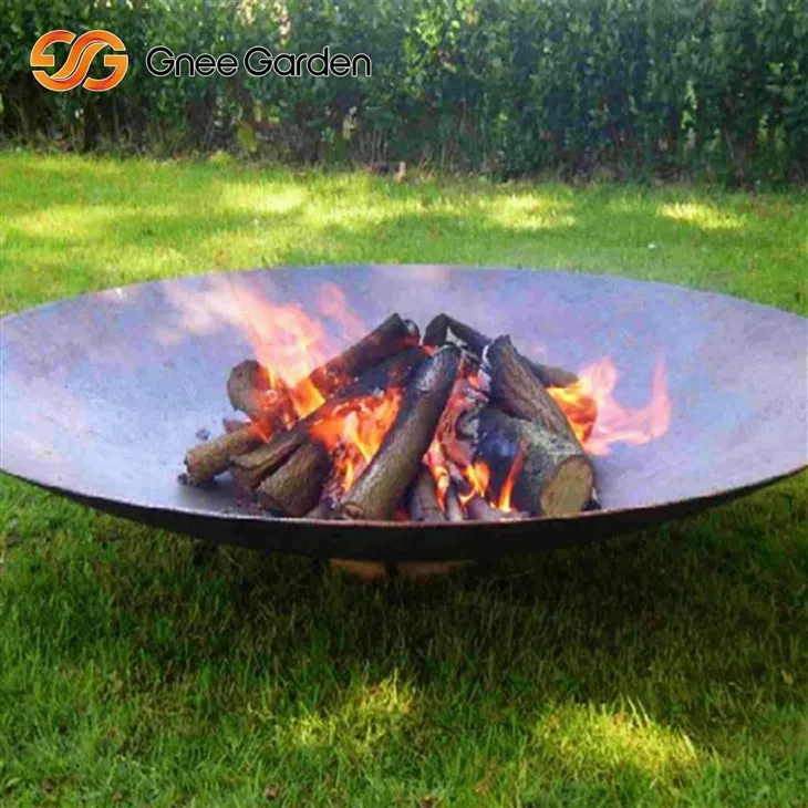 Corten Steel Fire Bowl Rust Resistant Outdoor