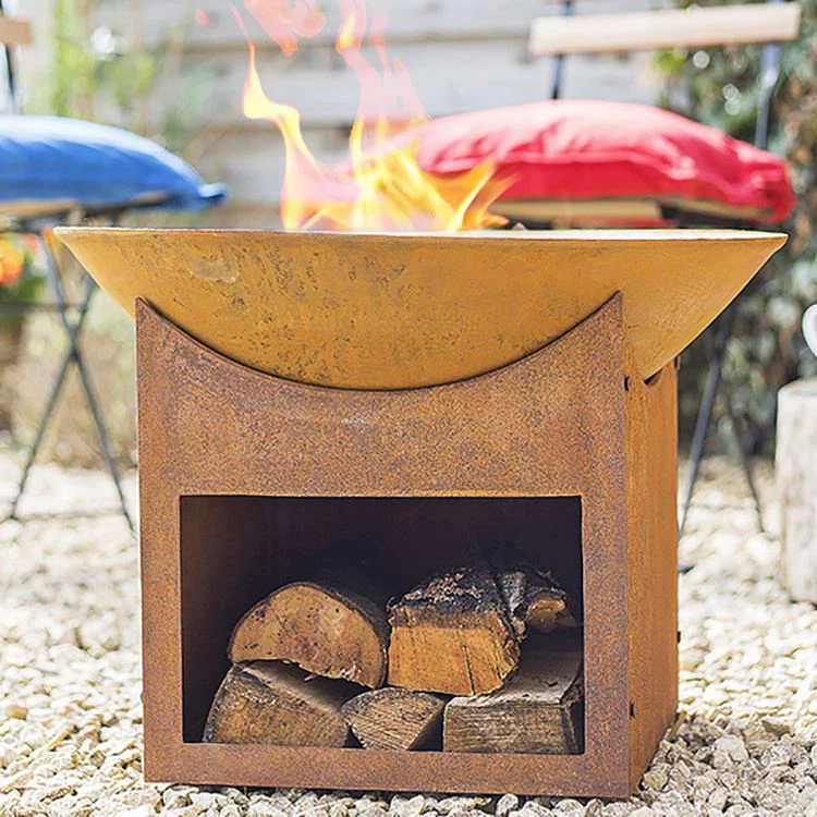 Corten Backyard Brandgropar