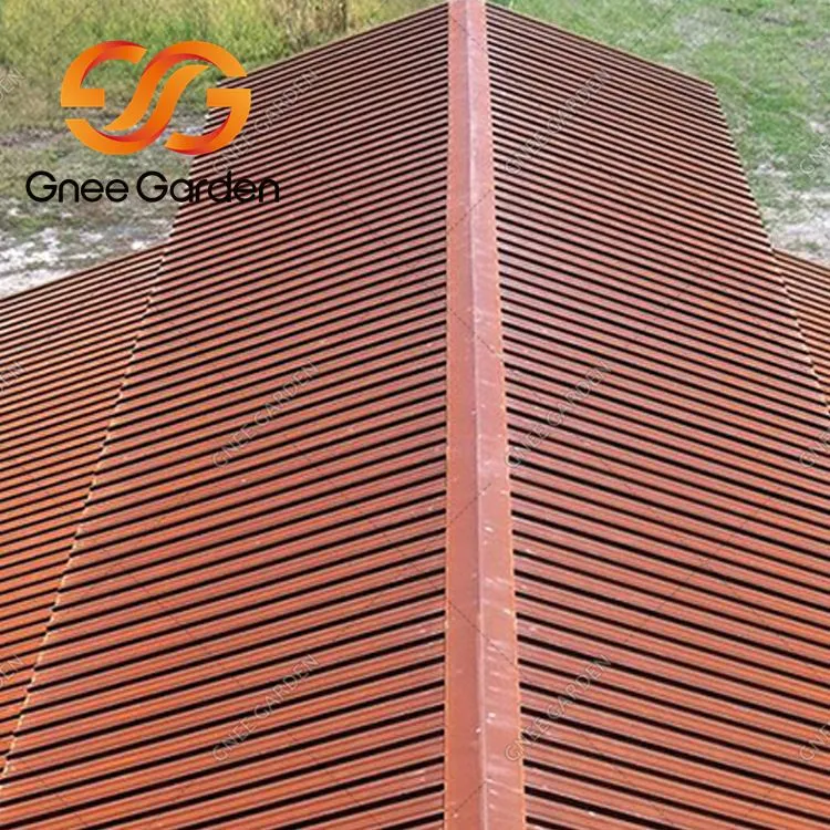 Corten Seam Metal Takbeläggning
