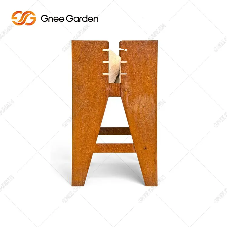 Corten Stål Grill Grill Grillar