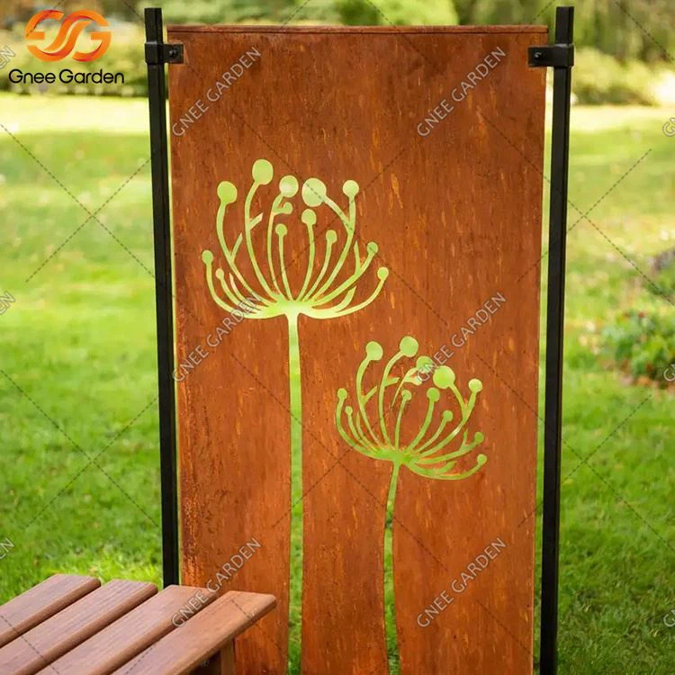 Corten stål laserskuren