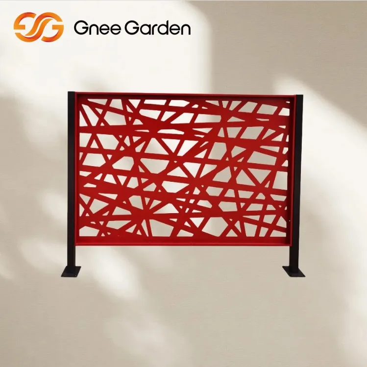 Corten Steel Red Laser Cut Metal Panels