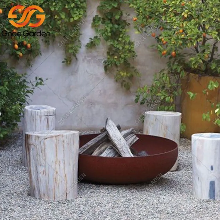 Cortenstål vedeldning