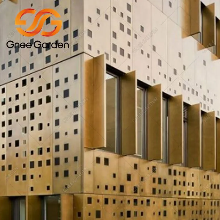 Skräddarsydd modern ytterväggsbeklädnadsbyggnad