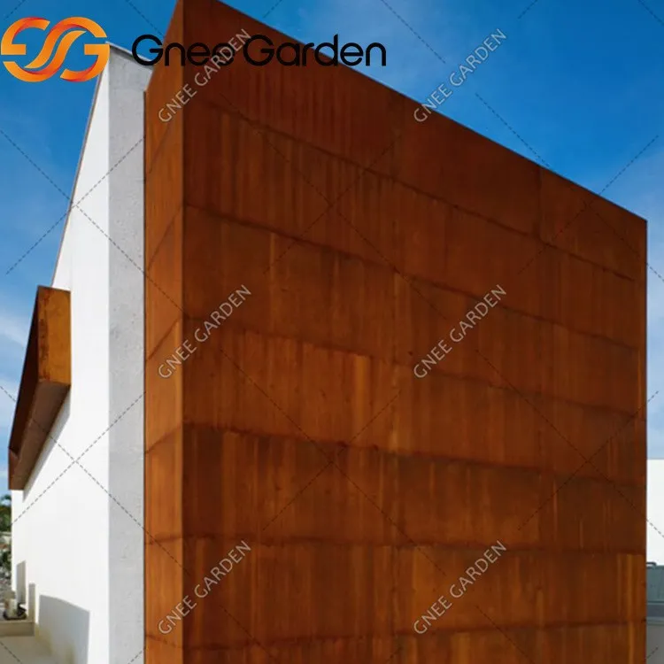 Exterior Decorative Corten Curtain Wall