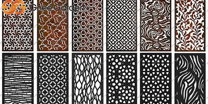 Corten Steel Garden decorative screen Corten Steel Garden decorative screen