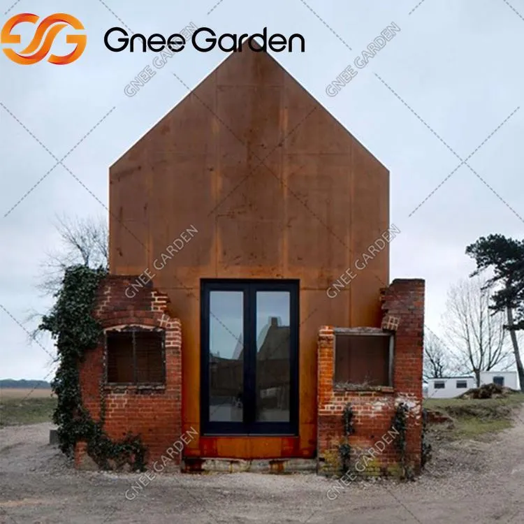 Laserskuren Corten Steel Curtain Wall Decor Metal Classic Artistic Outdoor