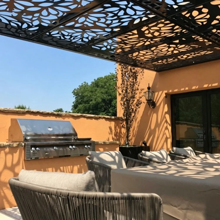 Corten Steel Pergola Corten Steel Pergola