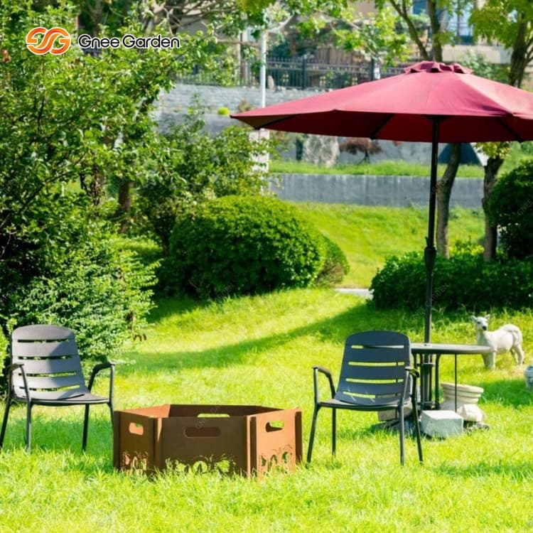 Modern utomhus Corten Steel Fire Pit