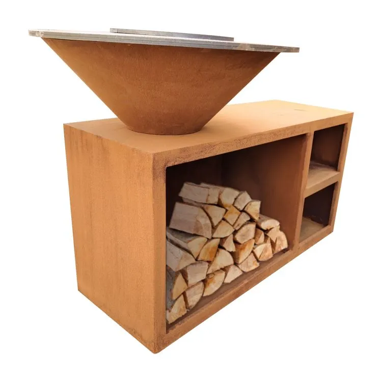 Utomhus BBQ Rusty Corten Steel