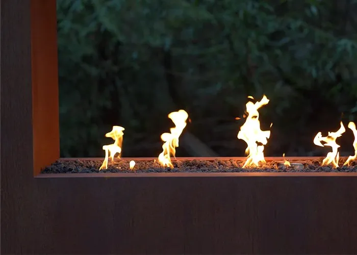 Outdoor Heater Corten Steel Fireplace