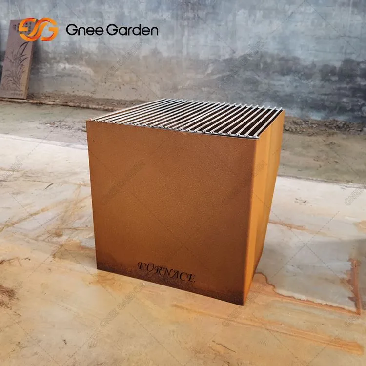 Utomhus vedeldning Corten stål eldstad