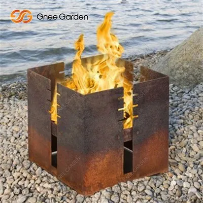 Corten Steel BBQ Grillar Utomhuskokning