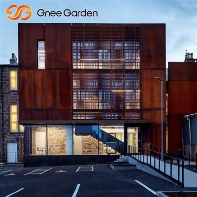 Corten Steel -beklädnadsindustriell stil